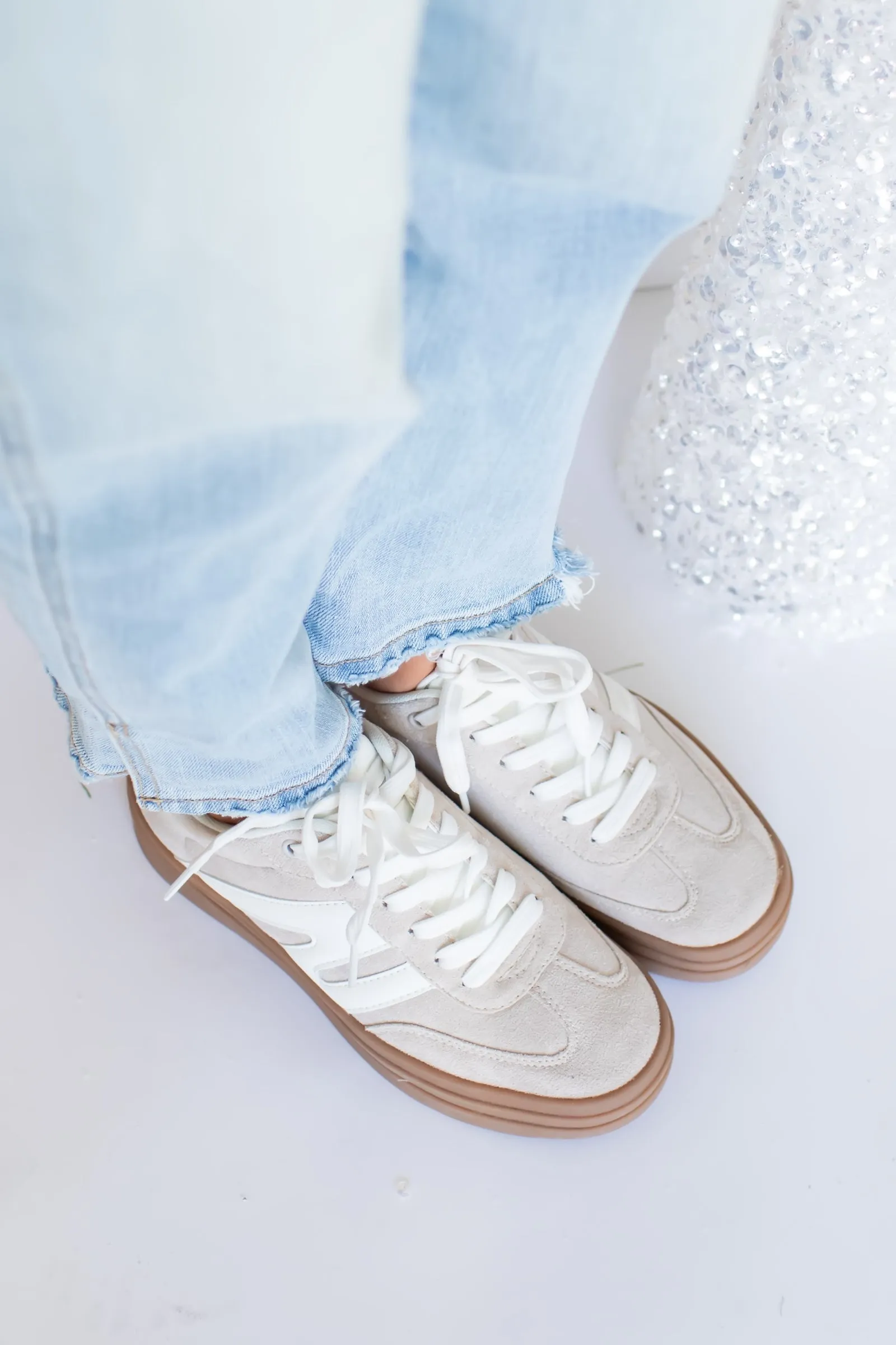 Swiftie Platform Sneakers - Beige