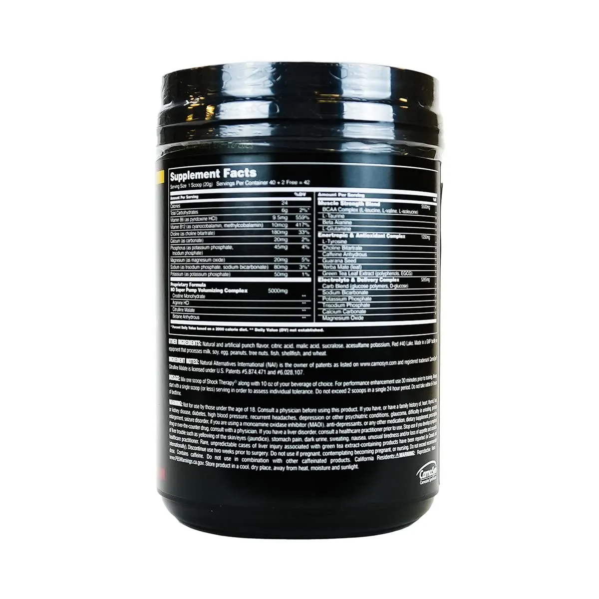 Universal Nutrition Shock Therapy, Hawaiian Pump - 840 grams
