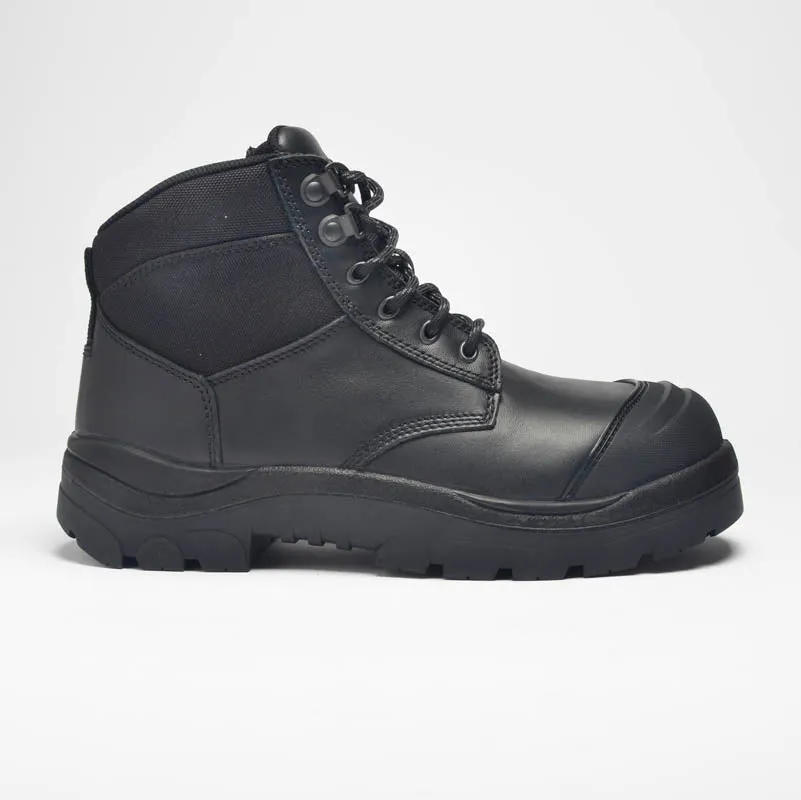 Wide Load 690BZ Black 6 Inch Zip Side Safety Boot